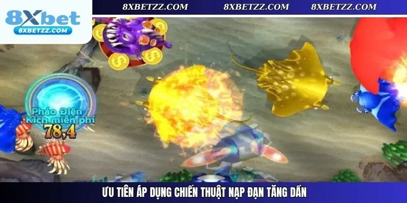 Ưu tiên áp dụng chiến thuật nạp đạn tăng dần